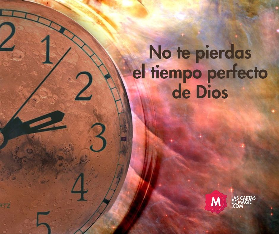 No te pierdas el tiempo perfecto de Dios