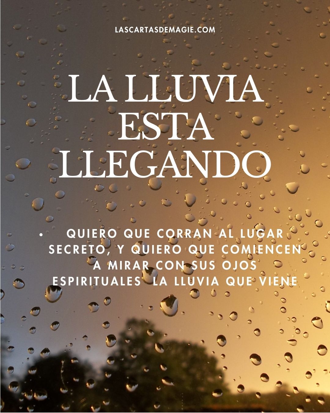 La lluvia está llegando - Las Cartas de Magie