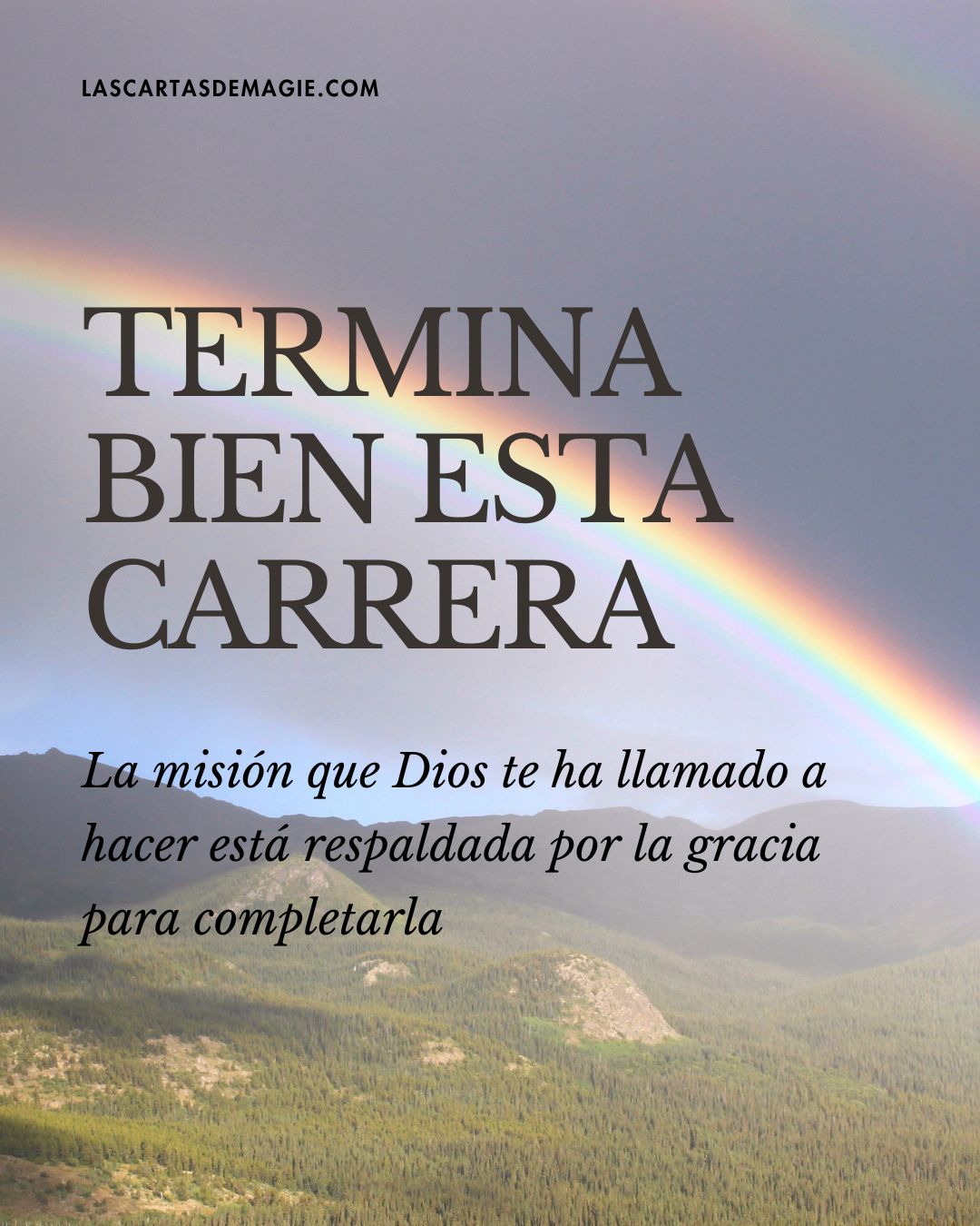 Termina bien esta carrera - Las Cartas de Magie