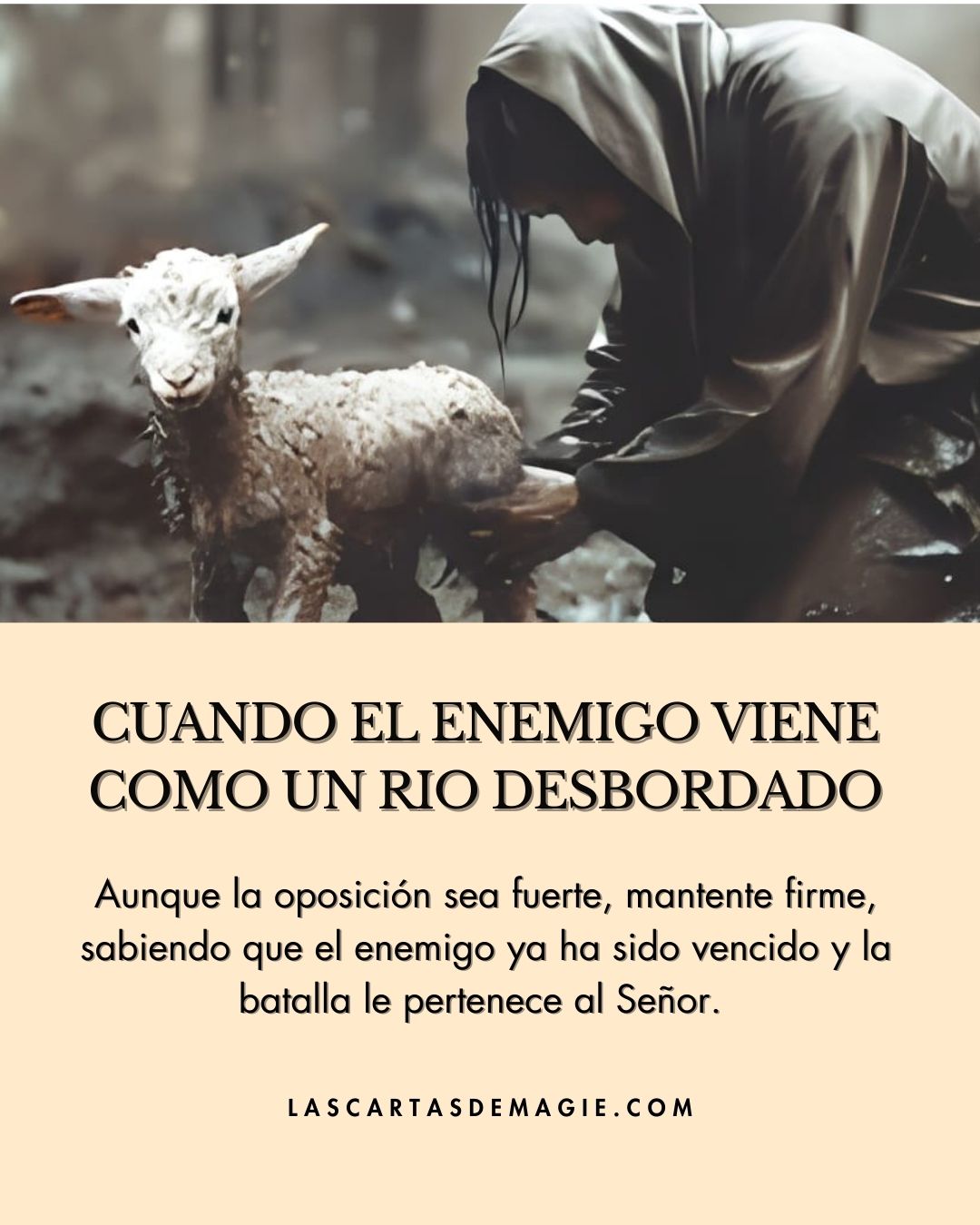 Cuando el enemigo viene como un río desbordado - Las Cartas de Magie