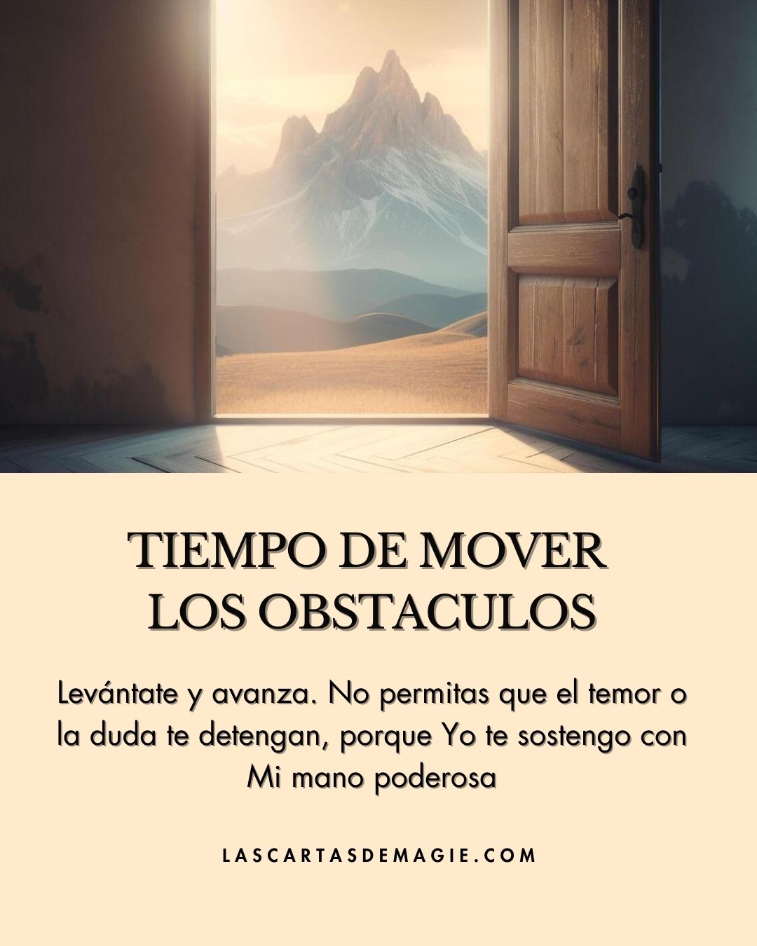 Tiempo de mover los obstáculos - Las Cartas de Magie
