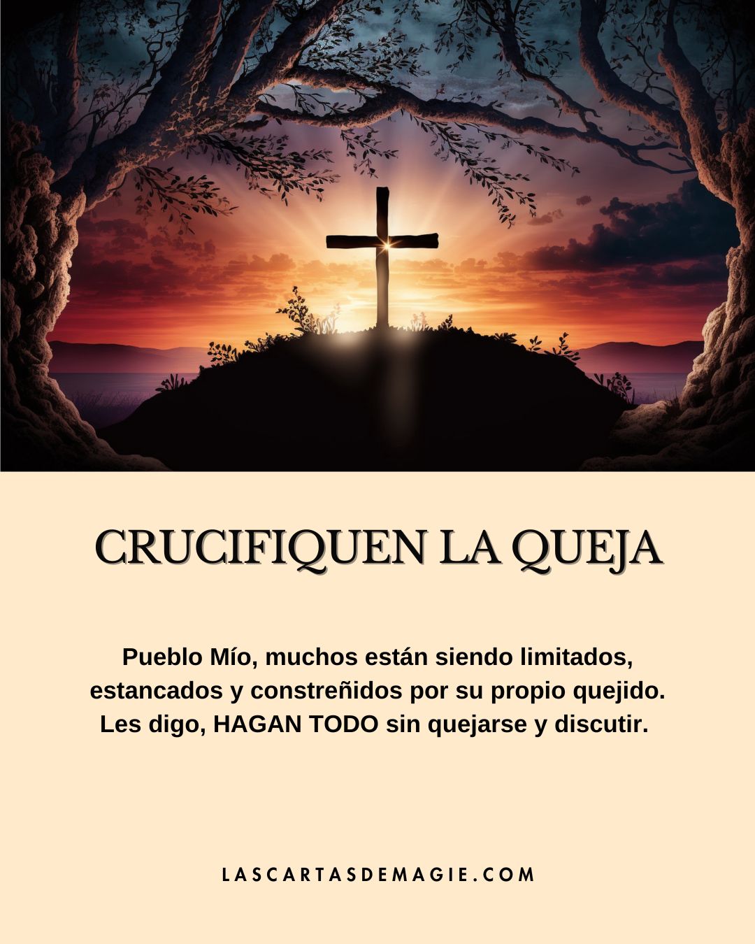 Crucifiquen la  queja - Las Cartas de Magie