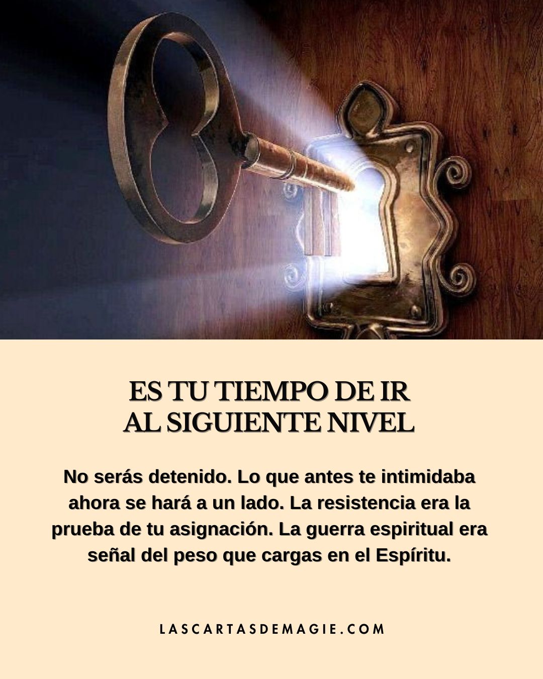 Es tu tiempo de ir al siguiente nivel - Las Cartas de Magie