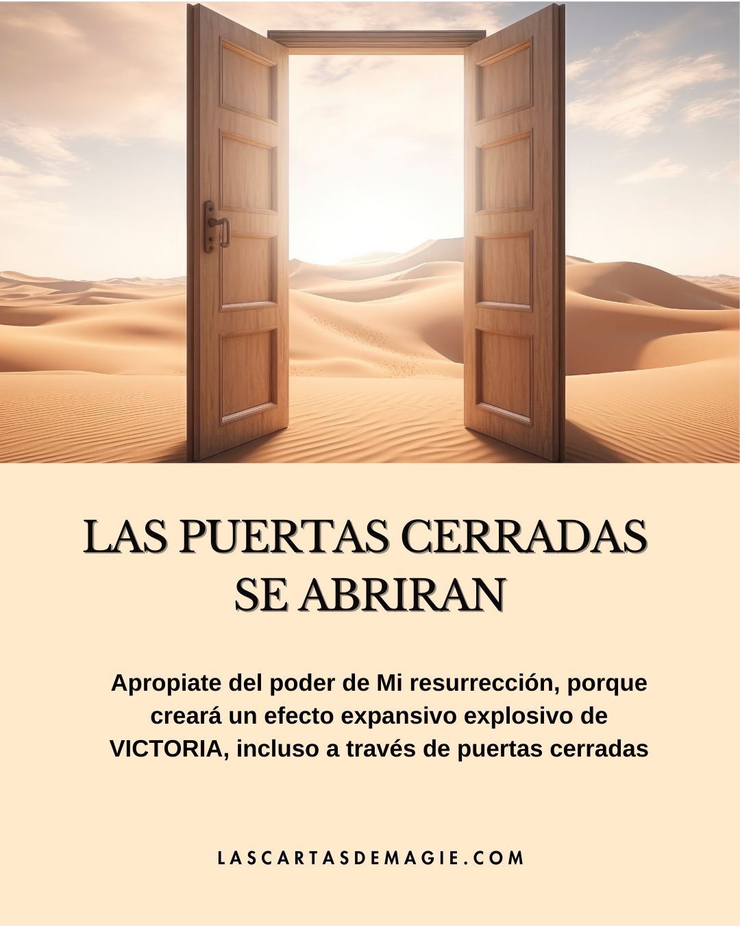 Las puertas cerradas se abrirán - Las Cartas de Magie