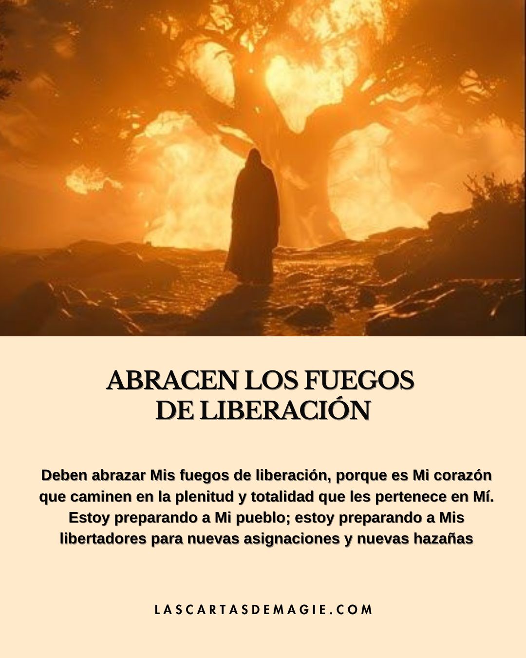 Abracen los fuegos de liberación - Las Cartas de Magie