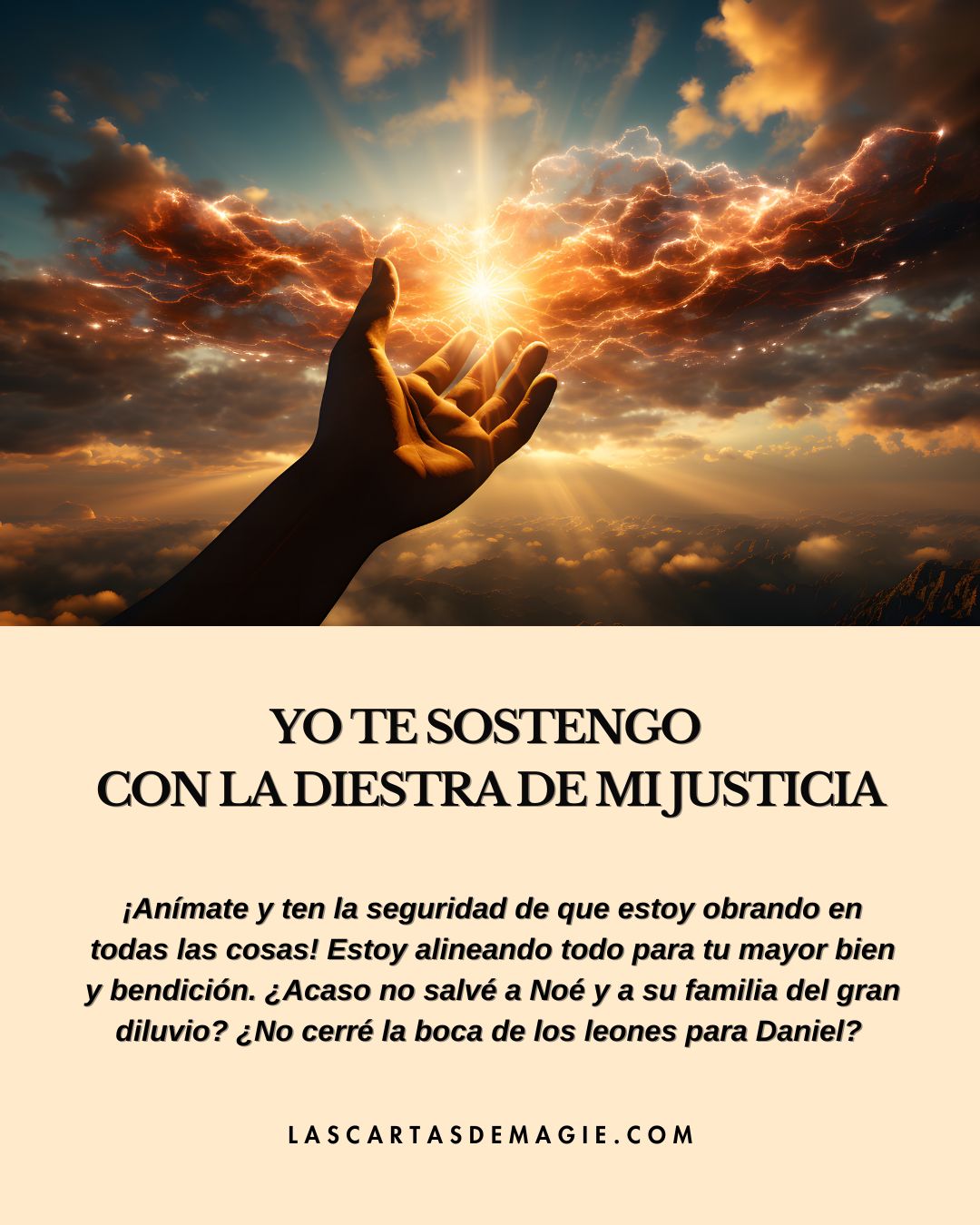 Yo te sostengo con la diestra de mi justicia - Las Cartas de Magie
