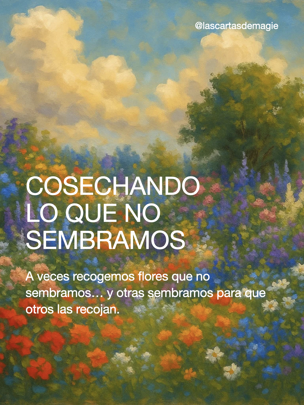 Cosechando lo que no sembramos - Las Cartas de Magie