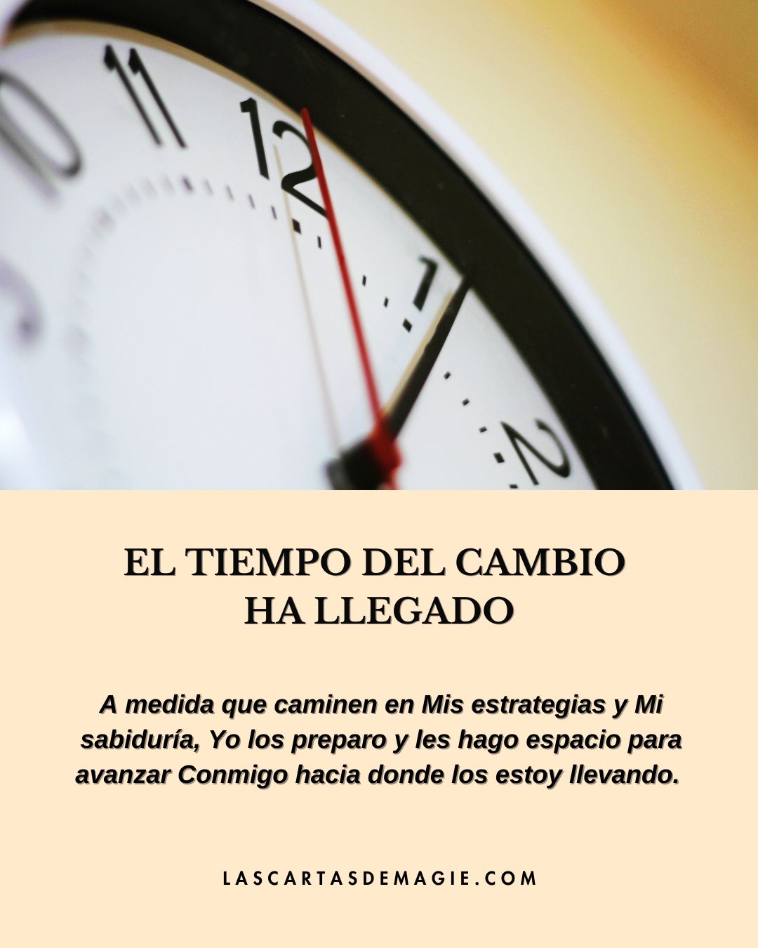 El tiempo del cambio ha llegado - Las Cartas de Magie