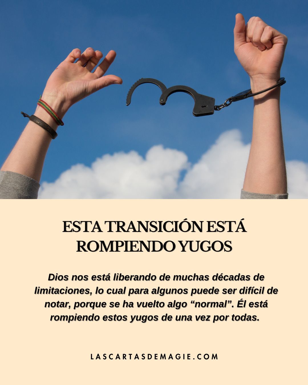 Esta transición está rompiendo  yugos - Las Cartas de Magie