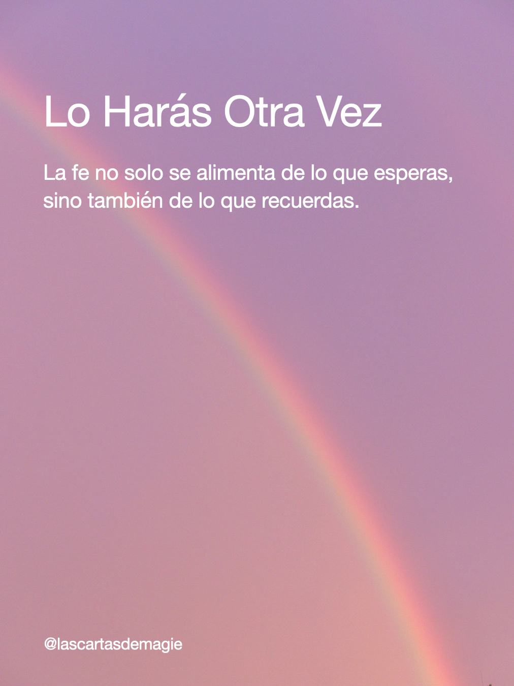 Lo Harás Otra Vez - Las Cartas de Magie