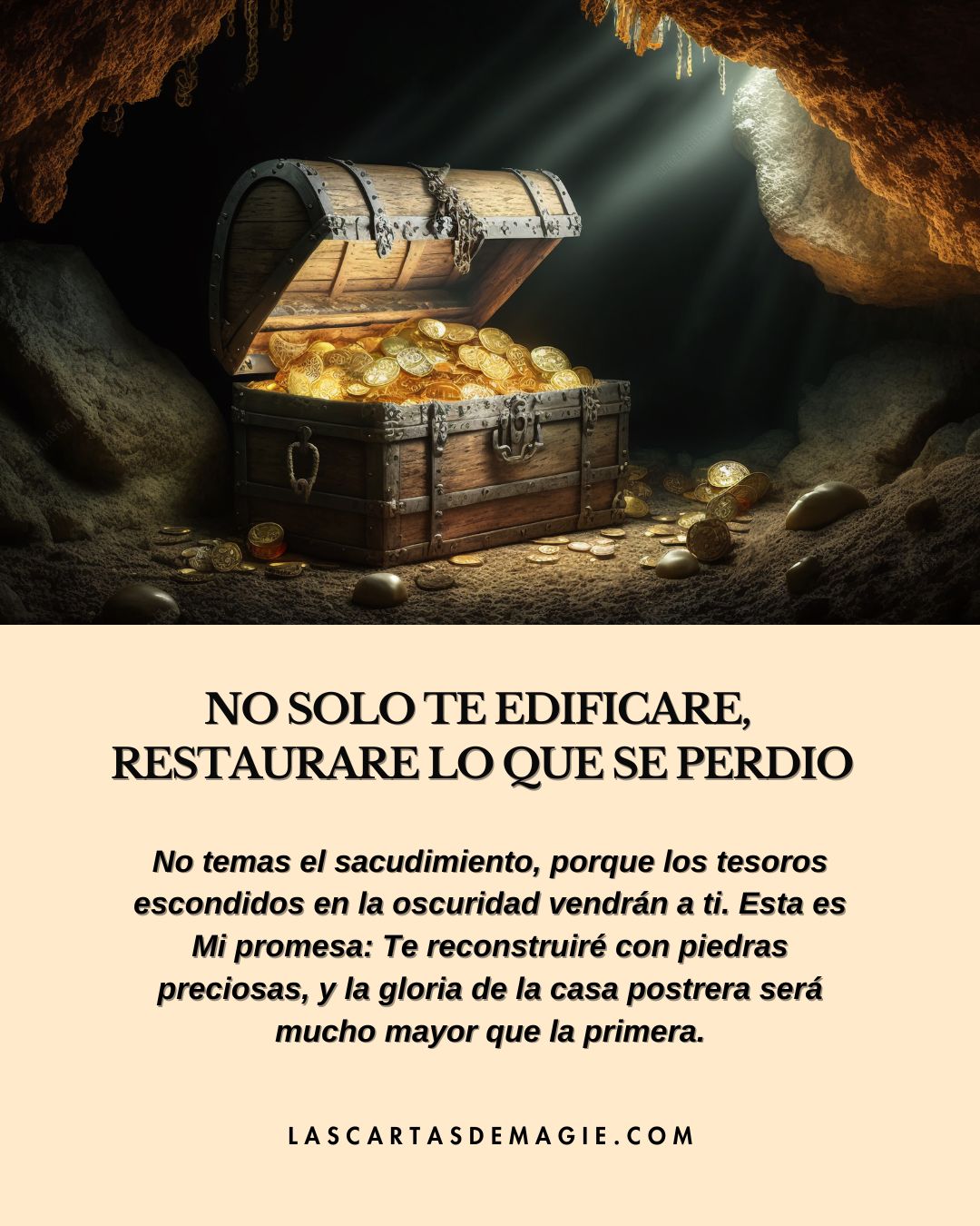 No solo te edificaré, restauraré lo que se perdió - Las Cartas de Magie