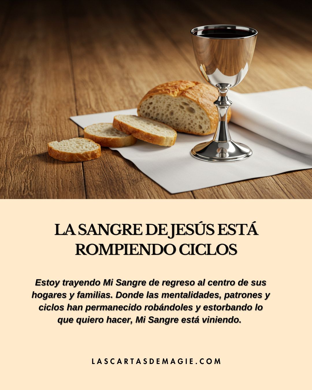 La sangre de Jesús está rompiendo ciclos - Las Cartas de Magie
