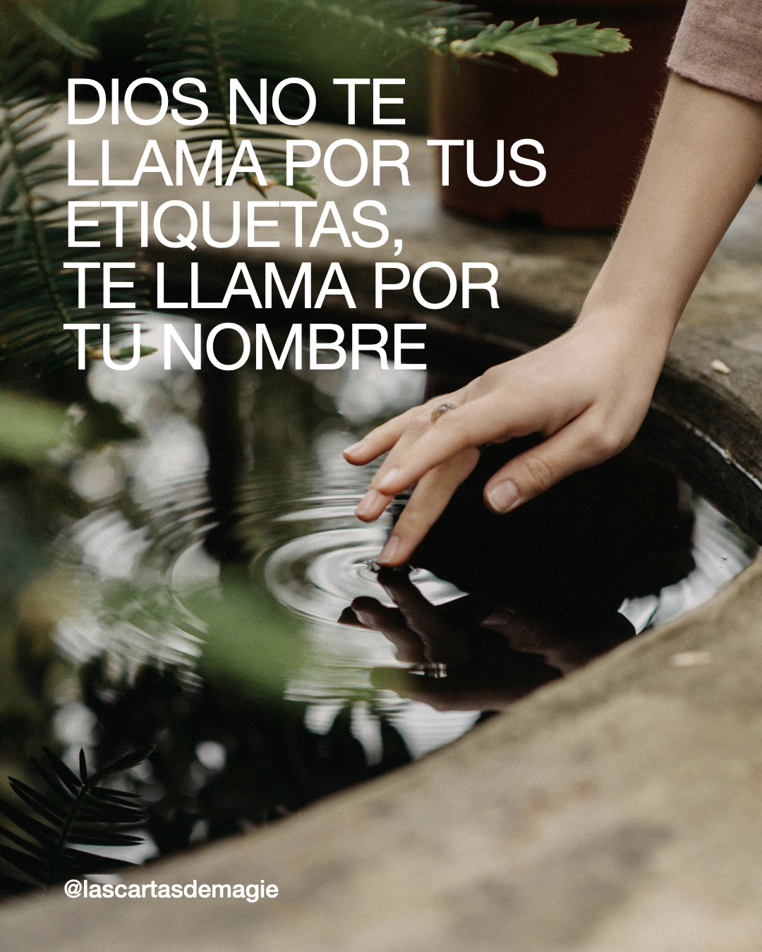 Dios no te llama por tus etiquetas, te llama por tu nombre - Las Cartas de Magie
