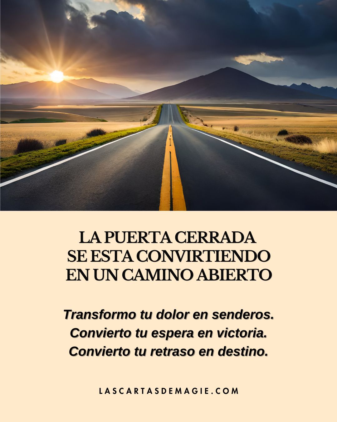 La puerta cerrada se está convirtiendo en un camino abierto - Las Cartas de Magie