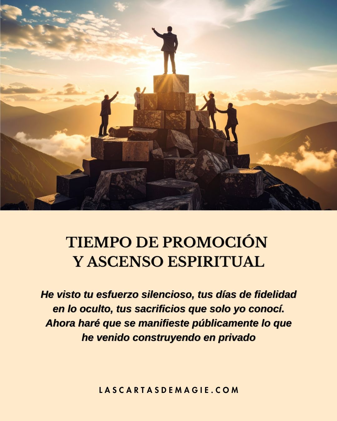 Tiempo de promoción y ascenso espiritual - Las Cartas de Magie