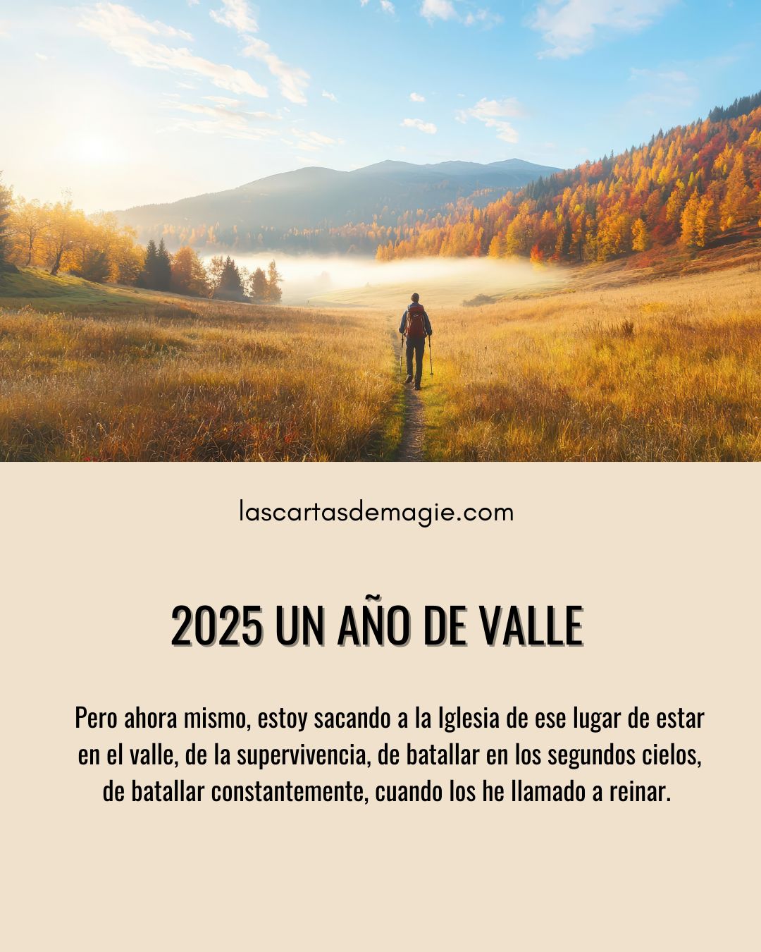 2025 un año de valle - Las Cartas de Magie