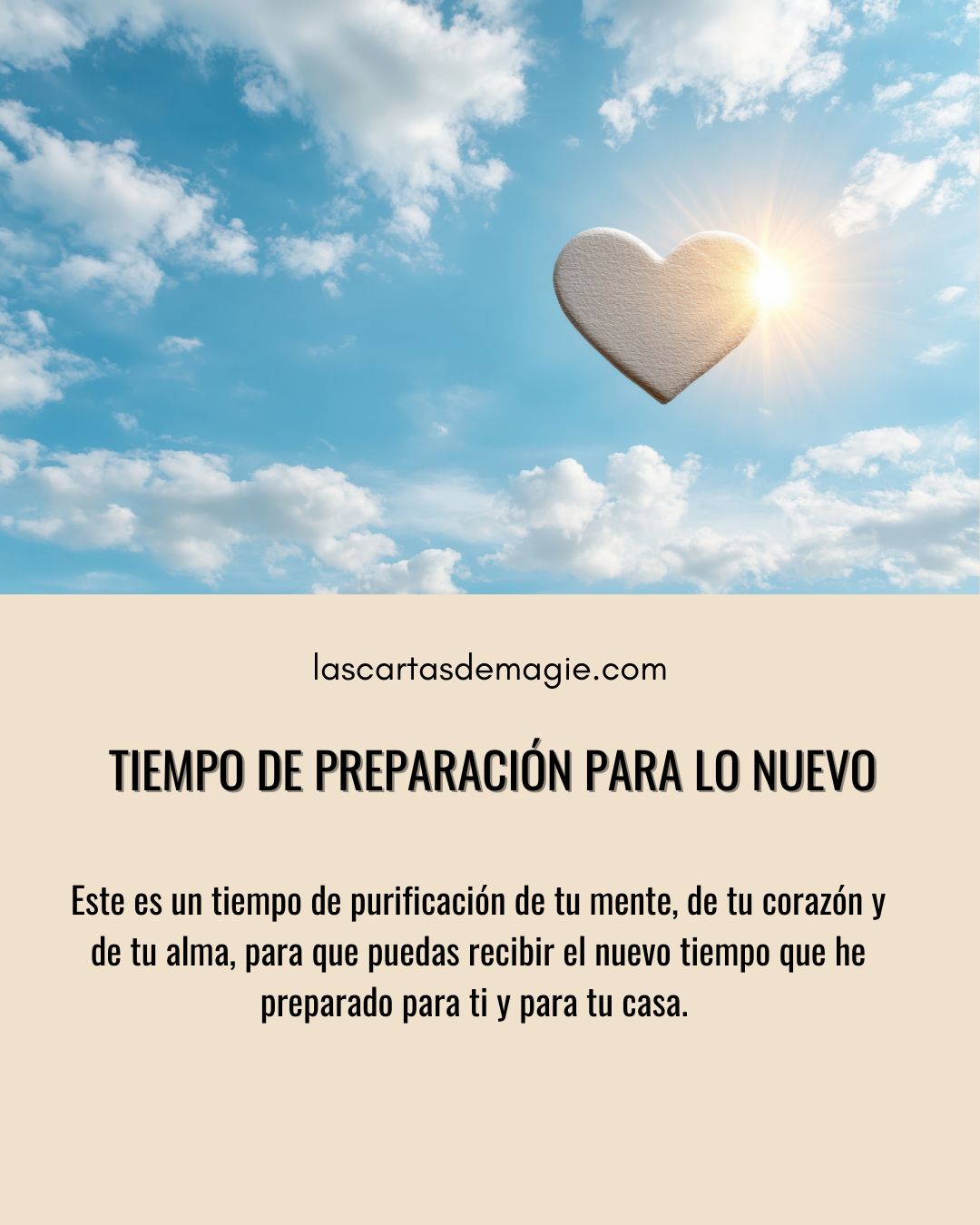 Tiempo de preparación para lo nuevo - Las Cartas de Magie