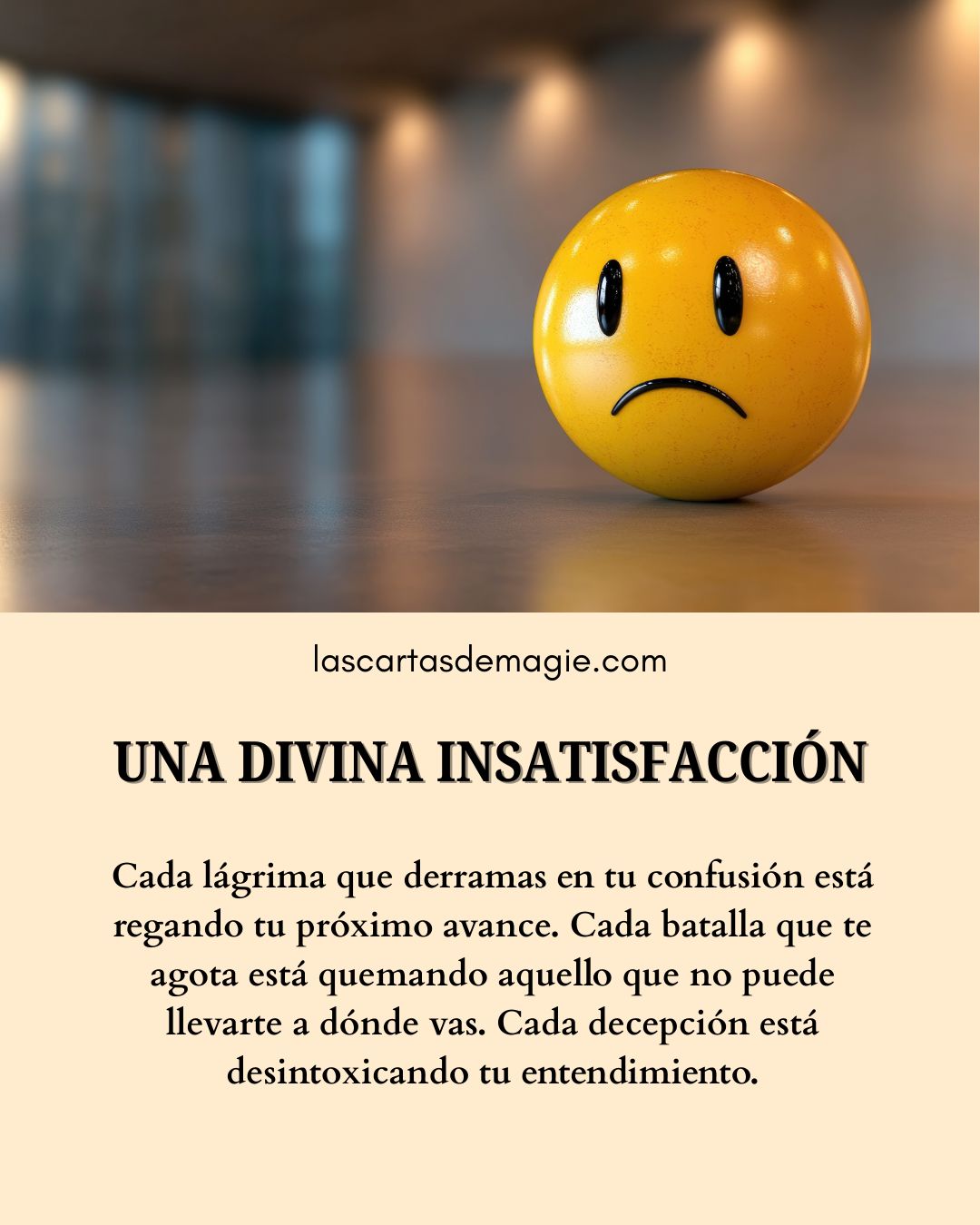 Una divina insatisfacción - Las Cartas de Magie