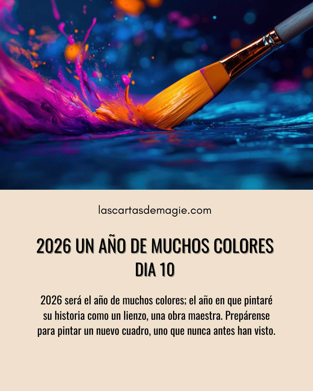 2026 un año de muchos colores – Día 10 - Las Cartas de Magie
