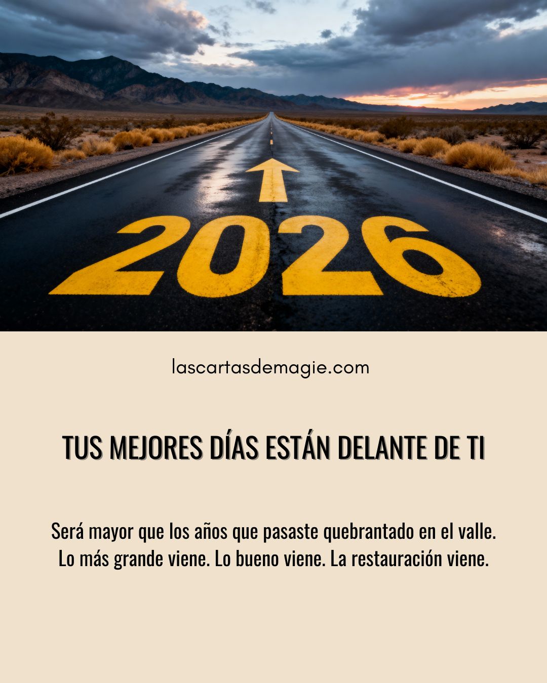 Tus mejores días están delante de tí - Las Cartas de Magie