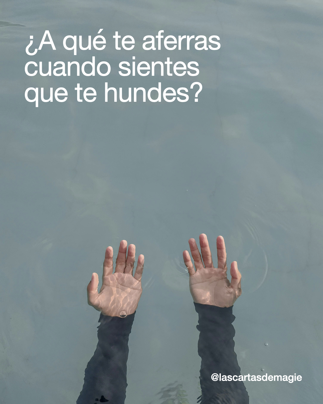 ¿A qué te aferras cuando sientes que te hundes? - Las Cartas de Magie
