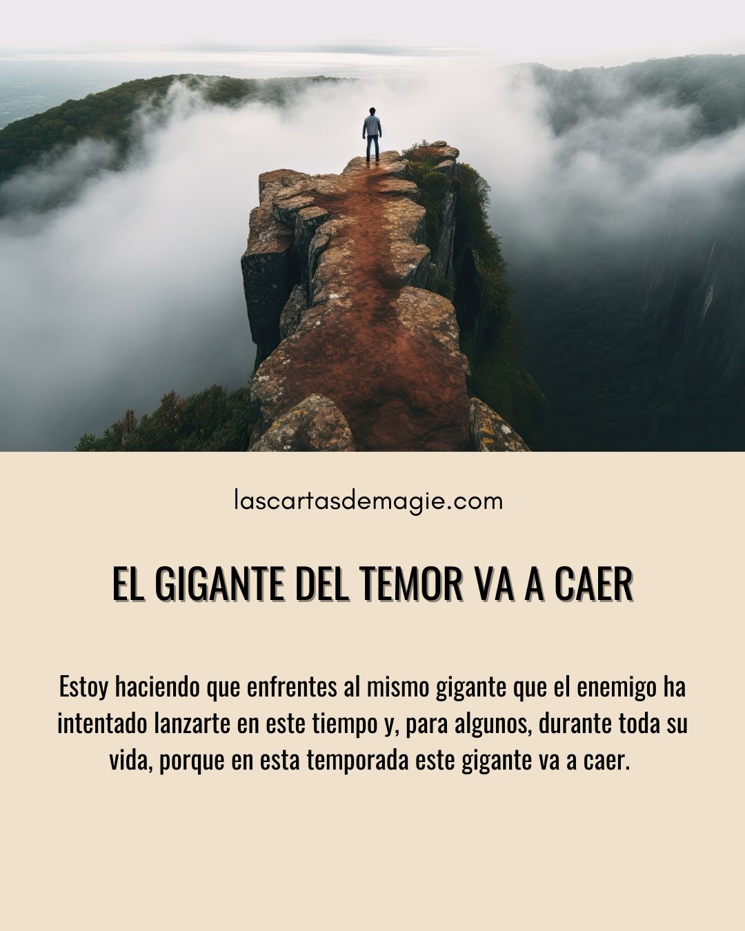 El gigante del temor va a caer - Las Cartas de Magie