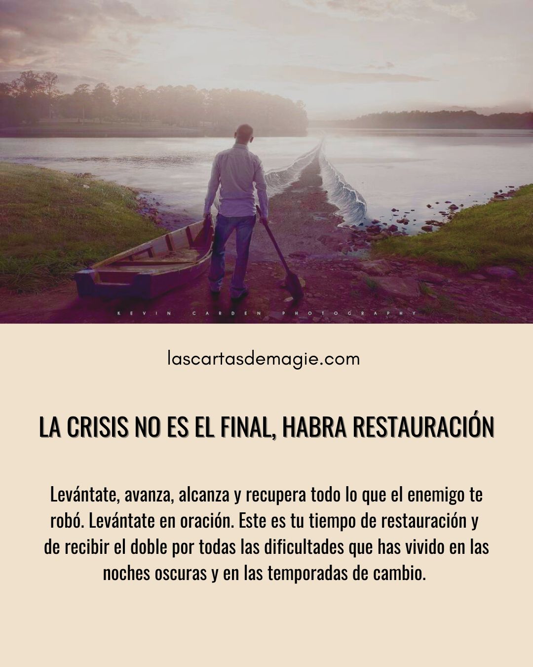 La crisis no es el final, habrá restauración - Las Cartas de Magie