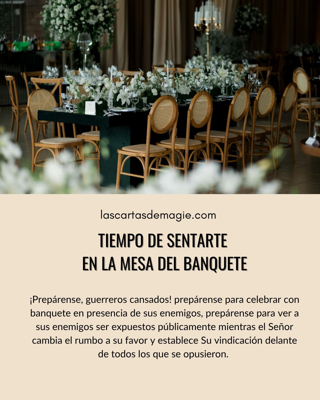 Tiempo de sentarte en la mesa del banquete - Las Cartas de Magie