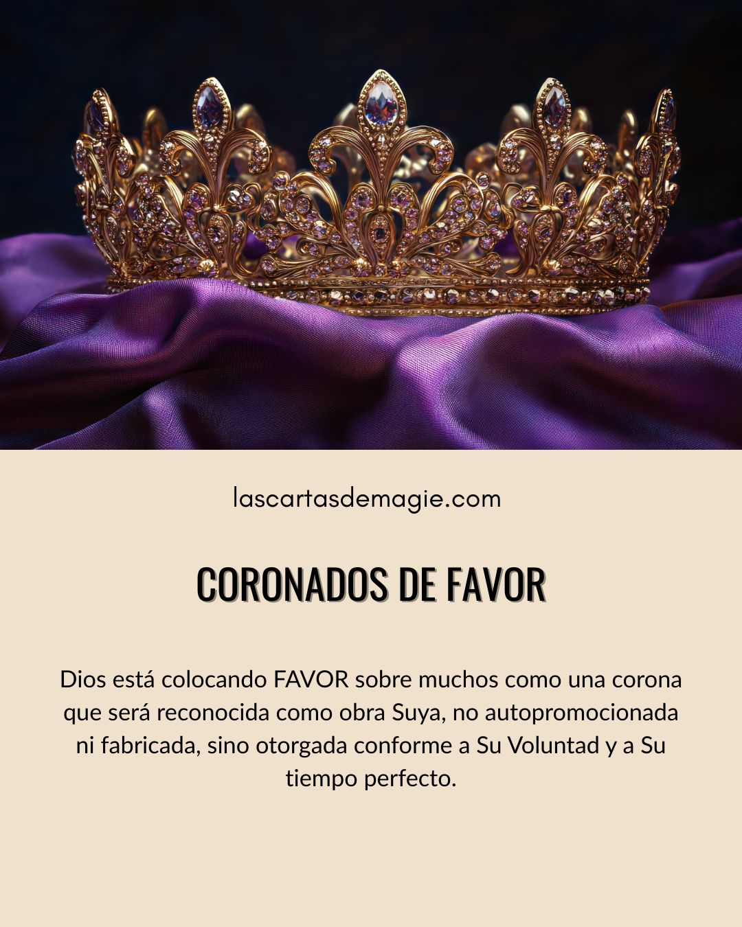 Coronados de favor - Las Cartas de Magie