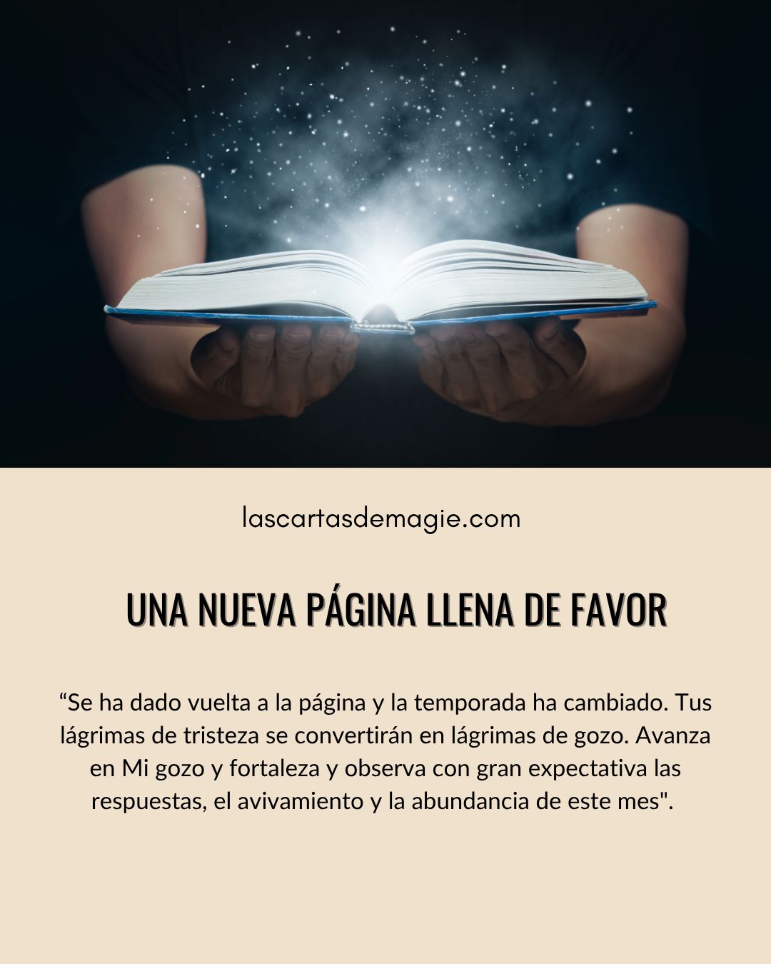 Una nueva página llena de favor - Las Cartas de Magie
