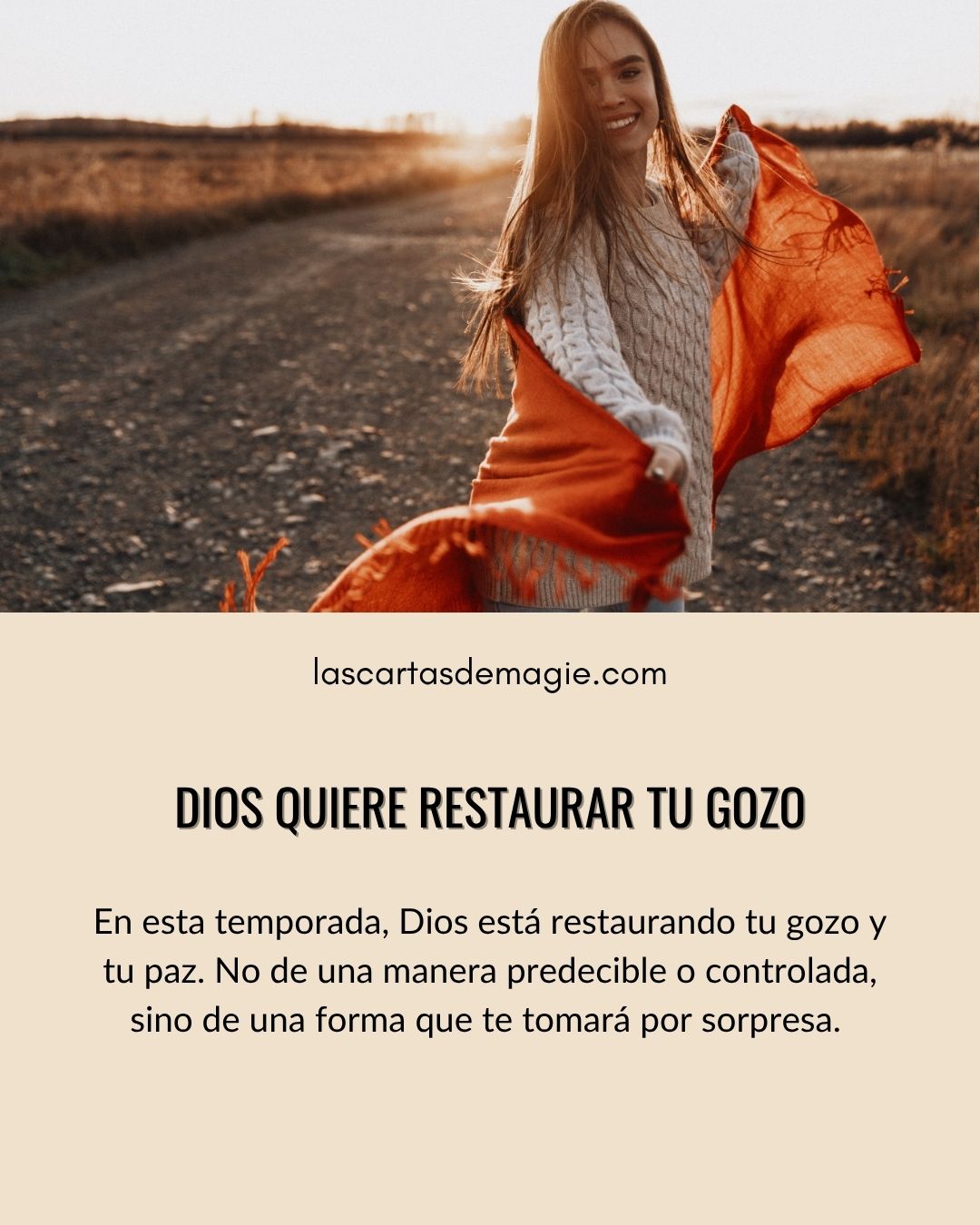 Dios quiere restaurar tu gozo - Las Cartas de Magie