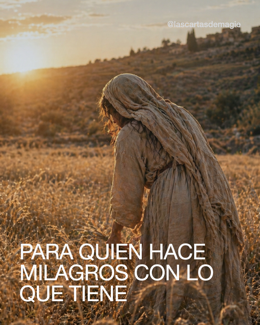 Para quien hace milagros con lo que tiene - Las Cartas de Magie