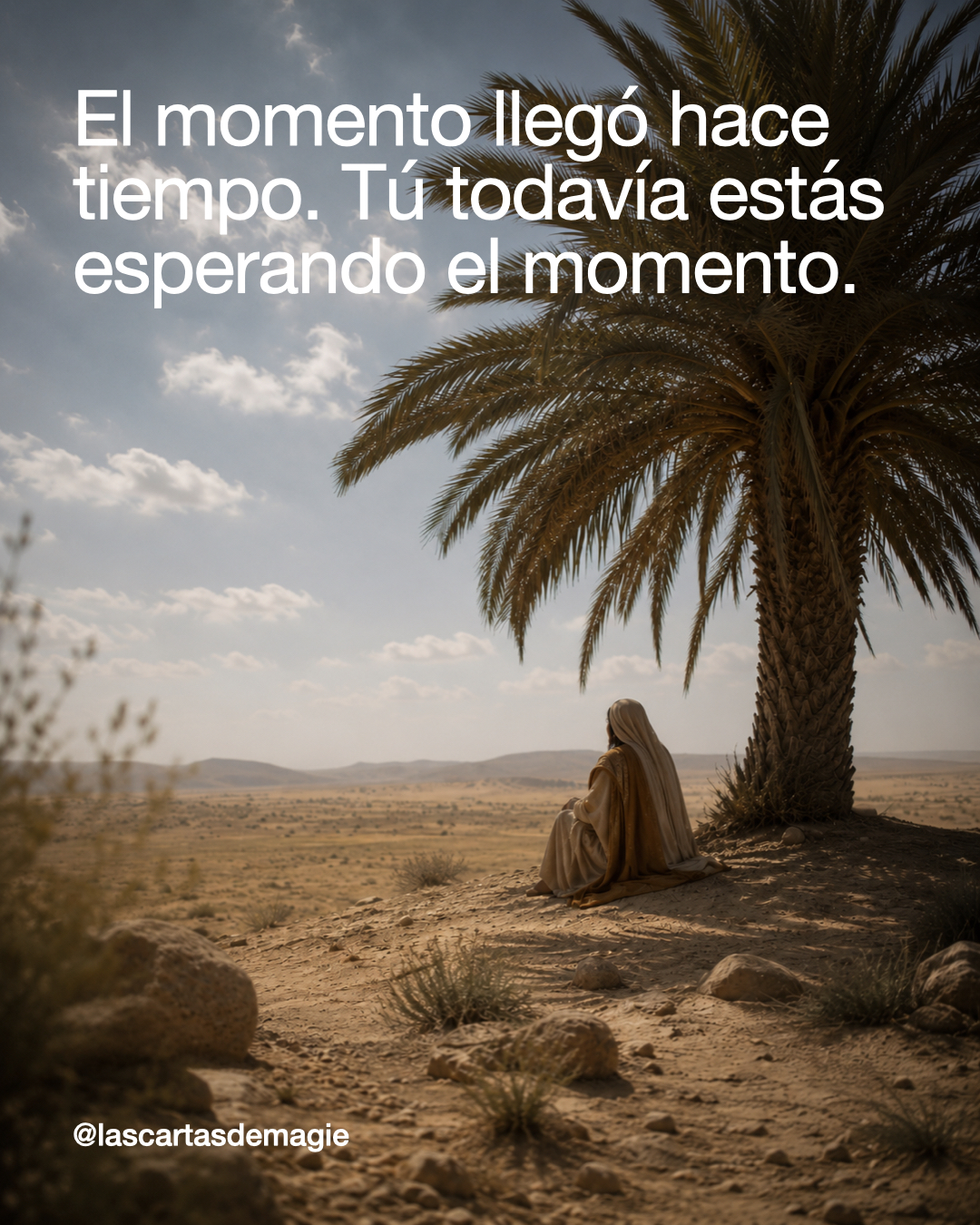 El momento llegó hace tiempo. Tú todavía estás esperando el momento. - Las Cartas de Magie