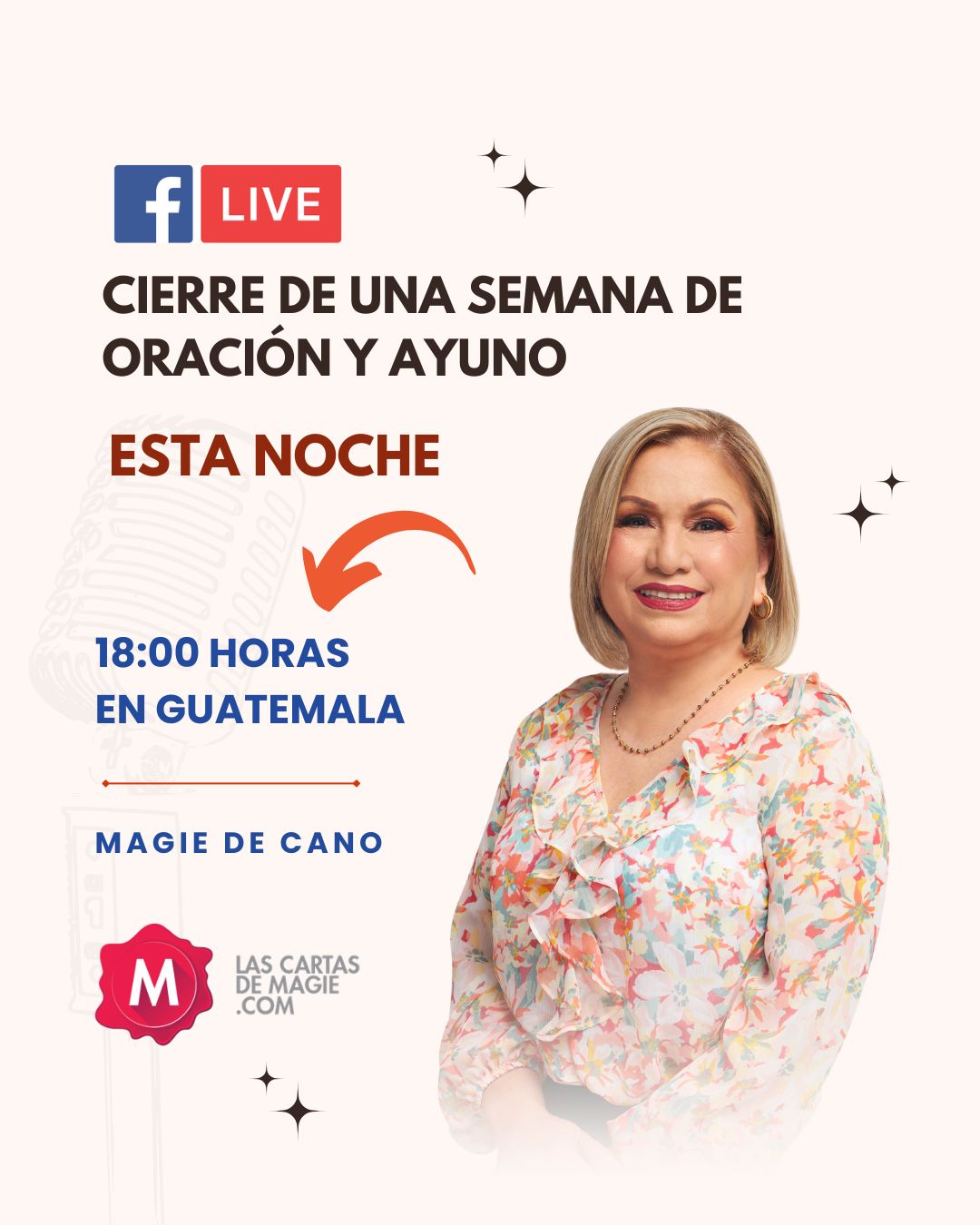 Cierre semana de oración y ayuno - Las Cartas de Magie