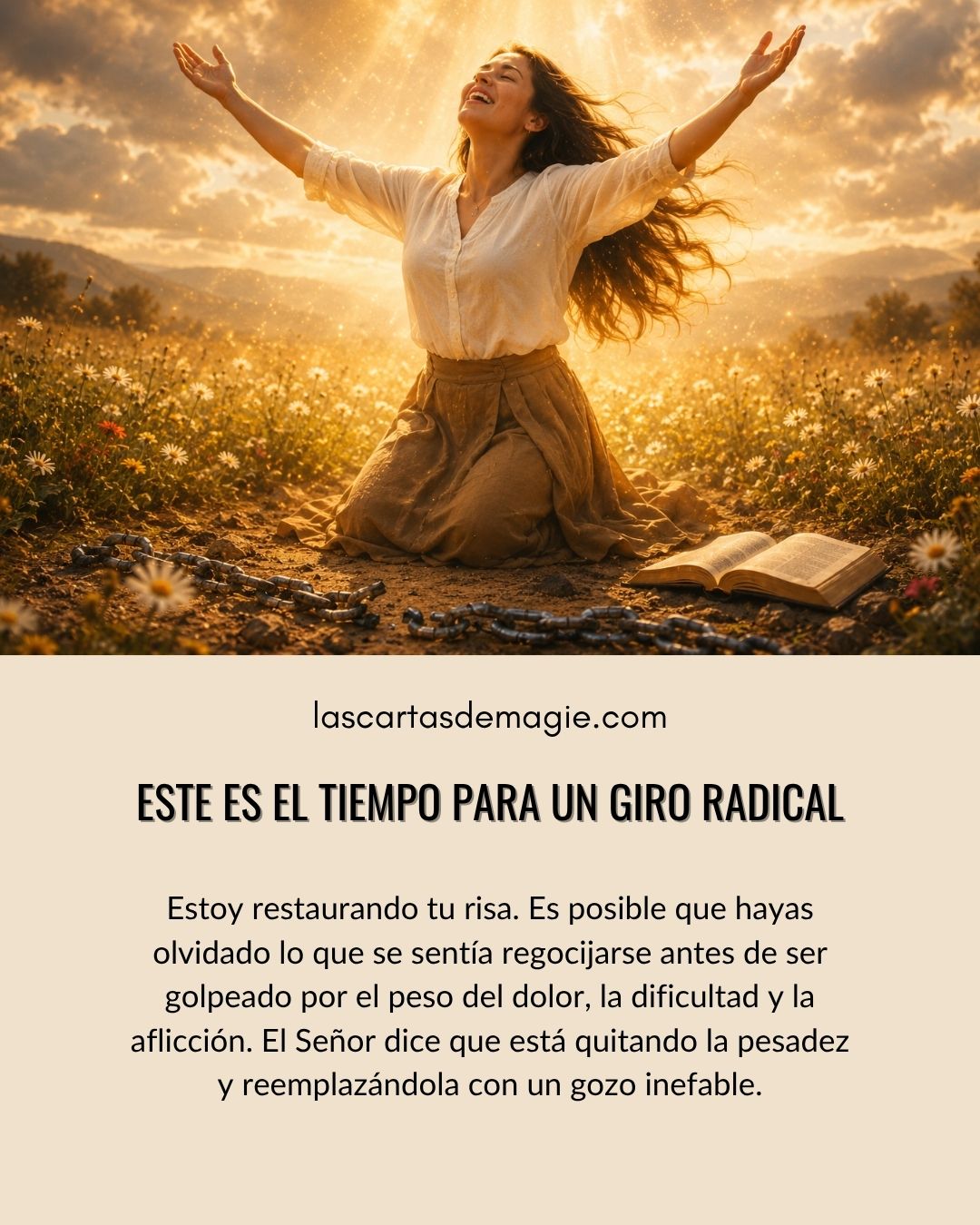 Este es el tiempo para un giro radical - Las Cartas de Magie