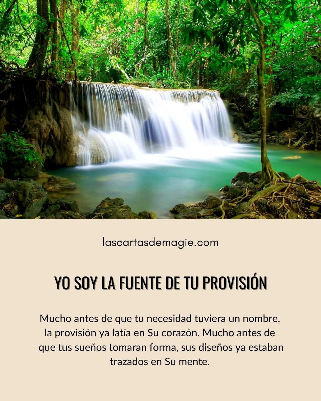 Yo soy la fuente de tu provisión - Las Cartas de Magie