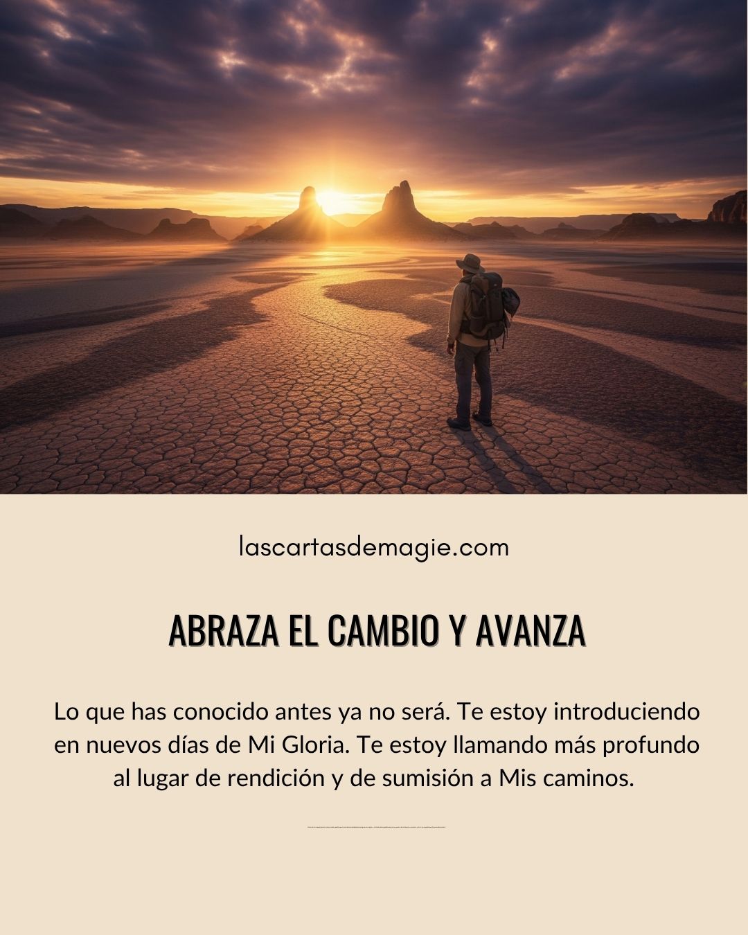 Abraza el cambio y avanza - Las Cartas de Magie