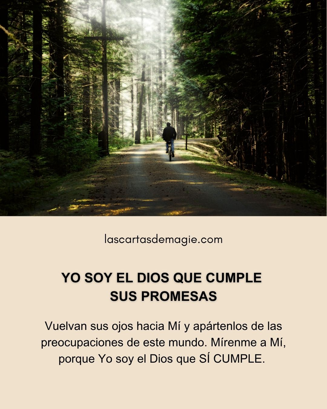 Yo soy el Dios que cumple sus promesas - Las Cartas de Magie