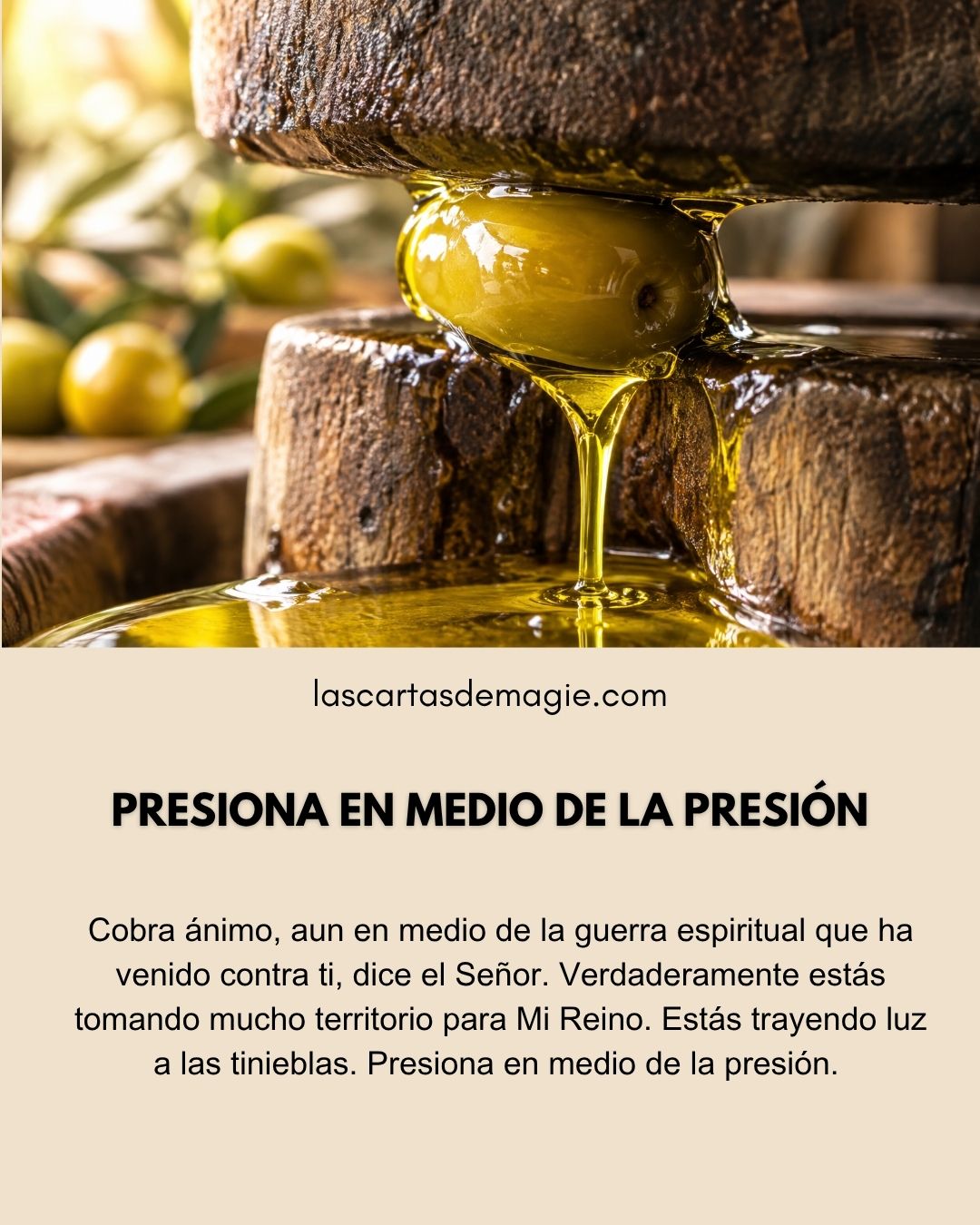 Presiona en medio de la presión - Las Cartas de Magie