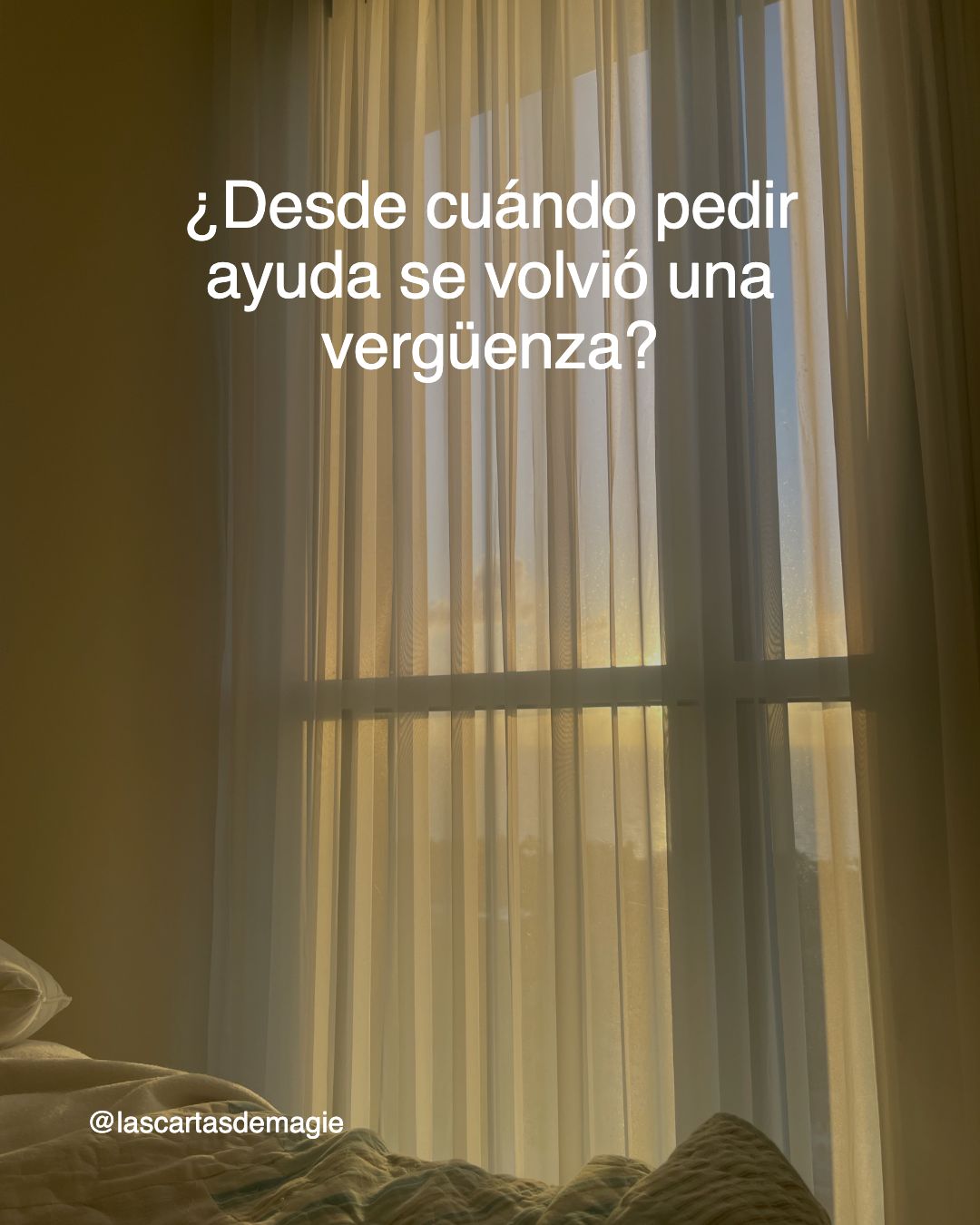 ¿Desde cuándo pedir ayuda se volvió una vergüenza? - Las Cartas de Magie
