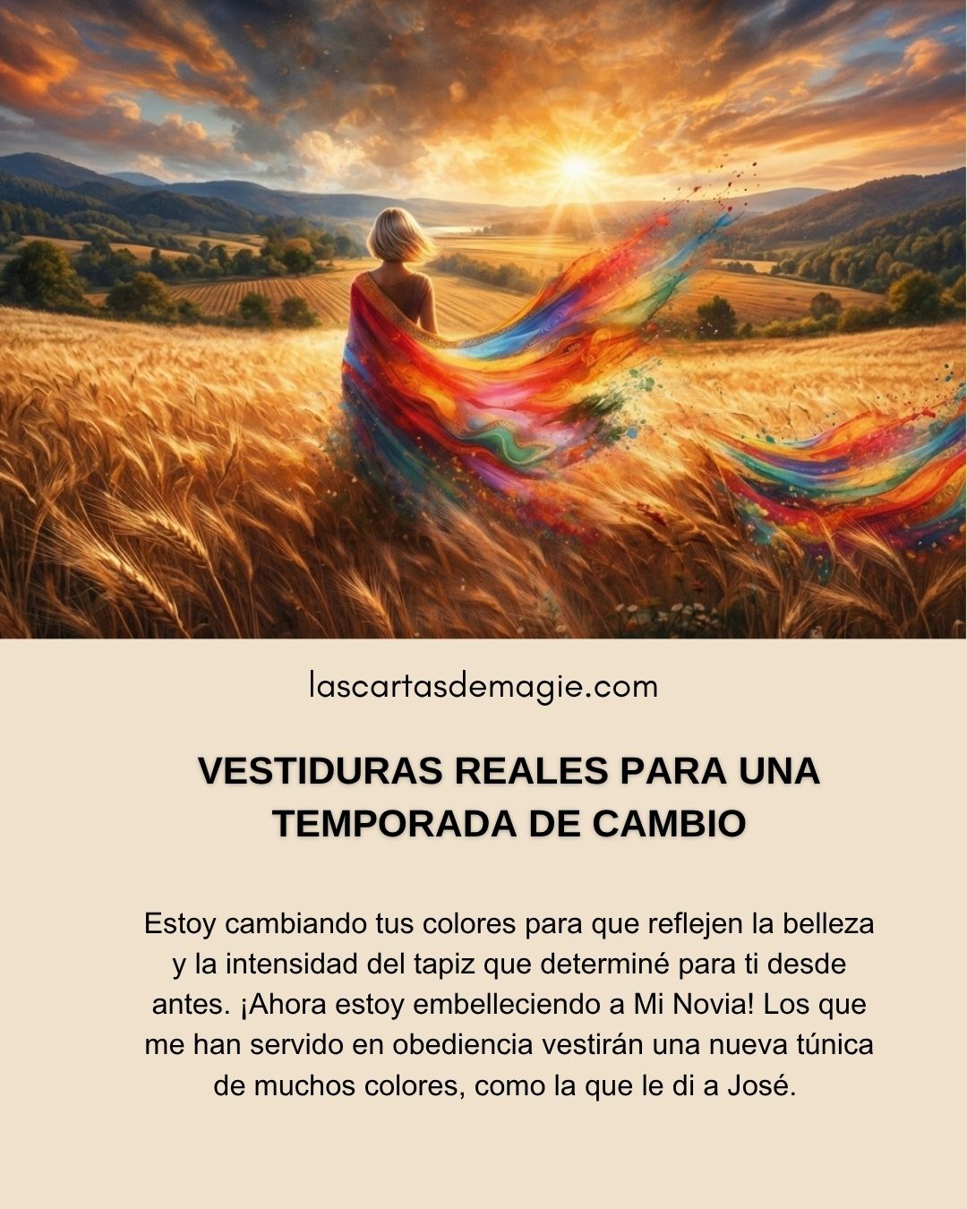 Vestiduras reales para una temporada de cambio - Las Cartas de Magie
