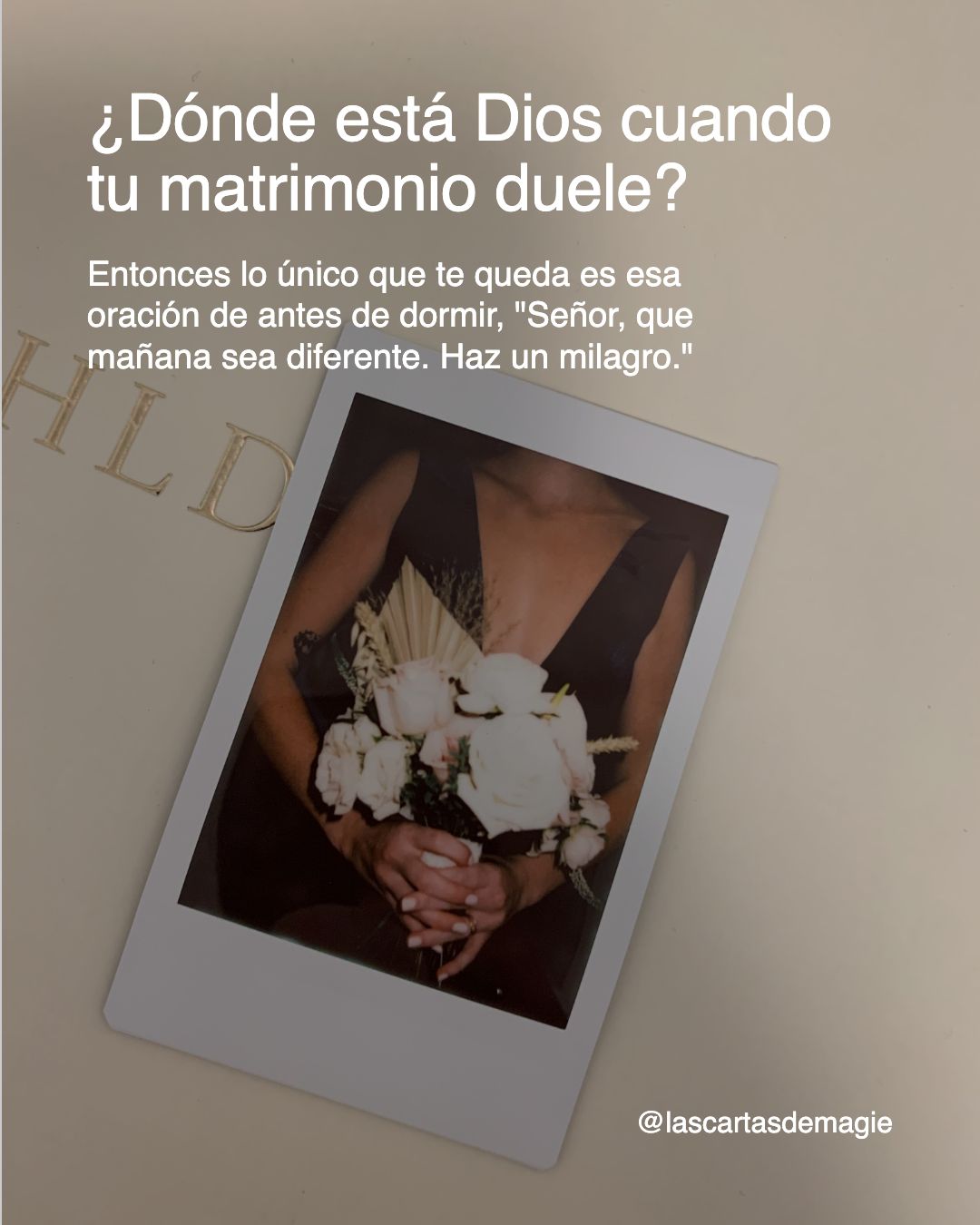 Post donde esta dios cuando tu matrimonio duele